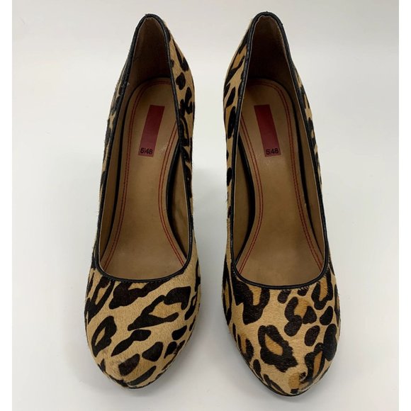 Saks 5/48 Leopard Pumps Size 38 (7.5) - Picture 1 of 8
